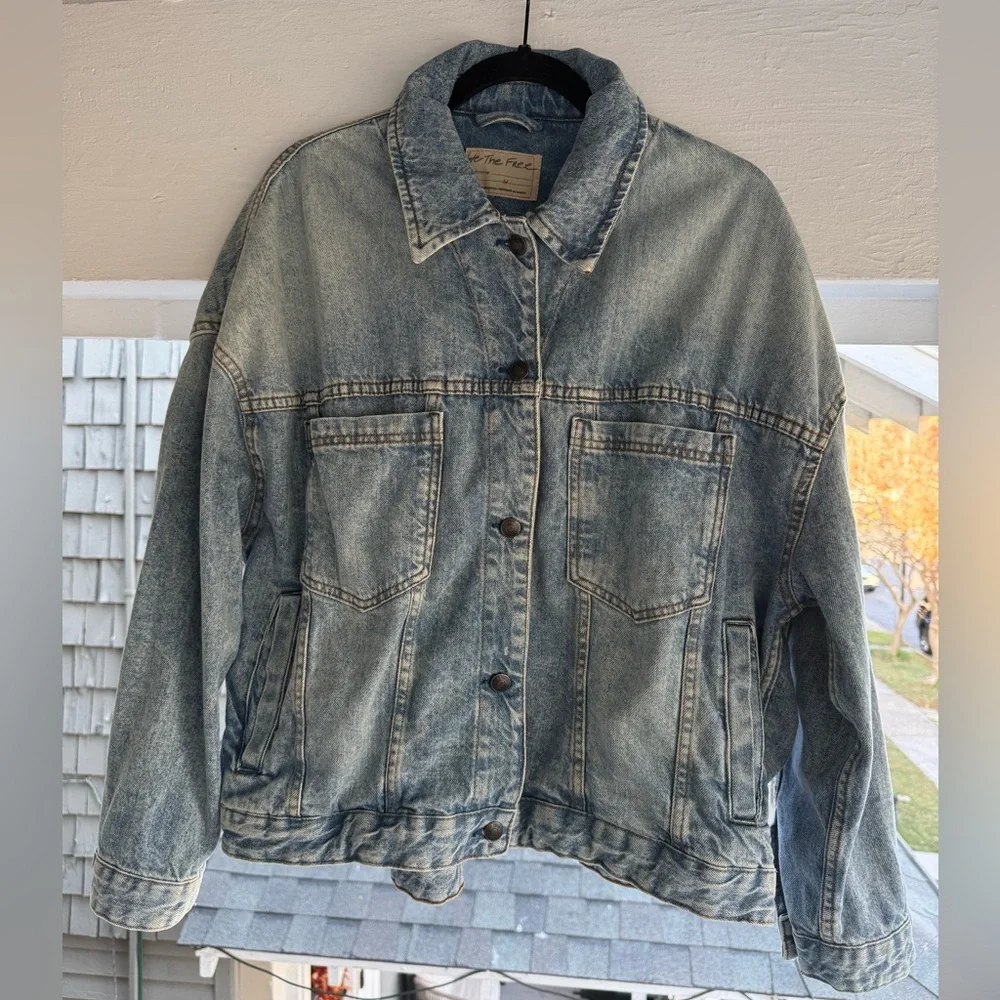 We The Free Opal Swing Denim Jacket - Picture 4 of 8